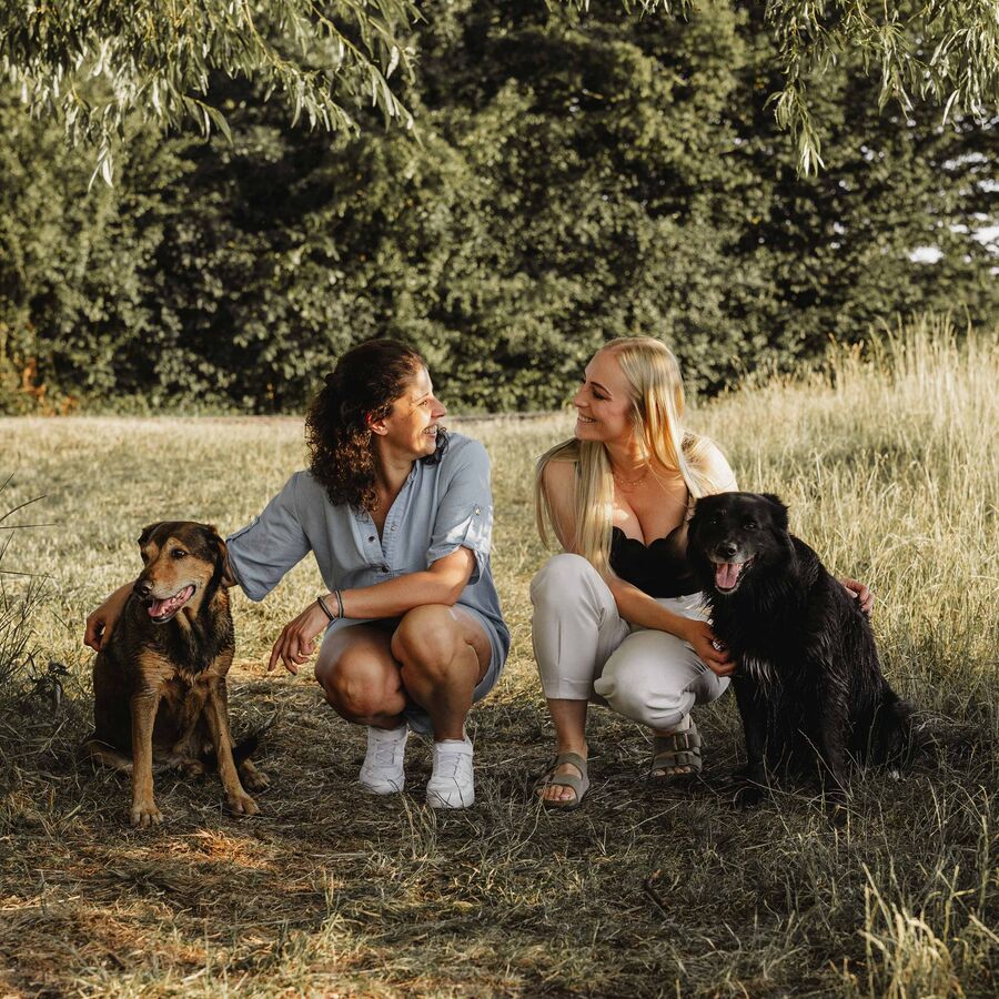Hundeshooting mit 2 Besitzern