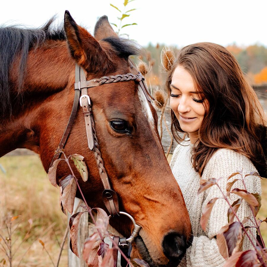 Porträtshooting mit Pferd
