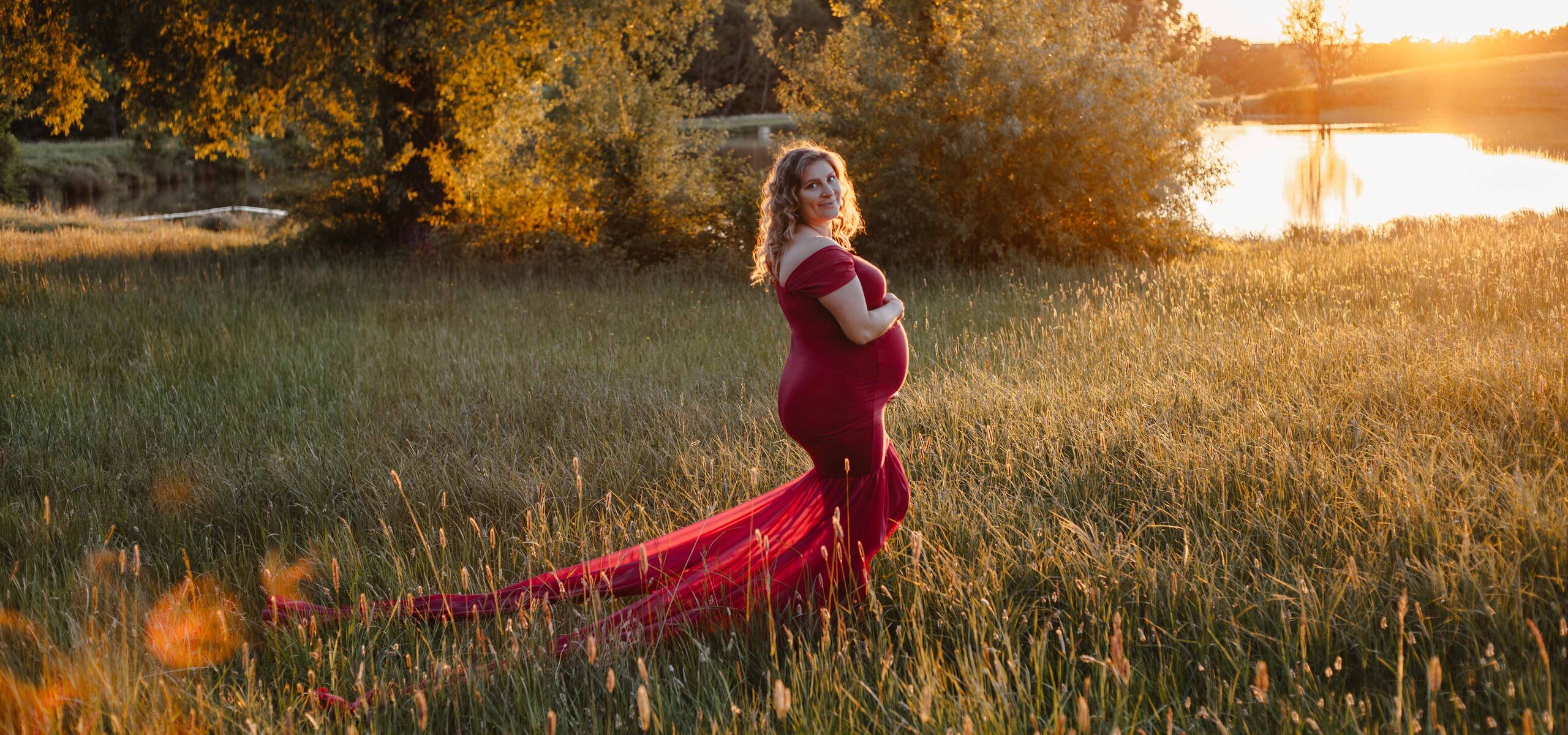 Babybauch im Fokus